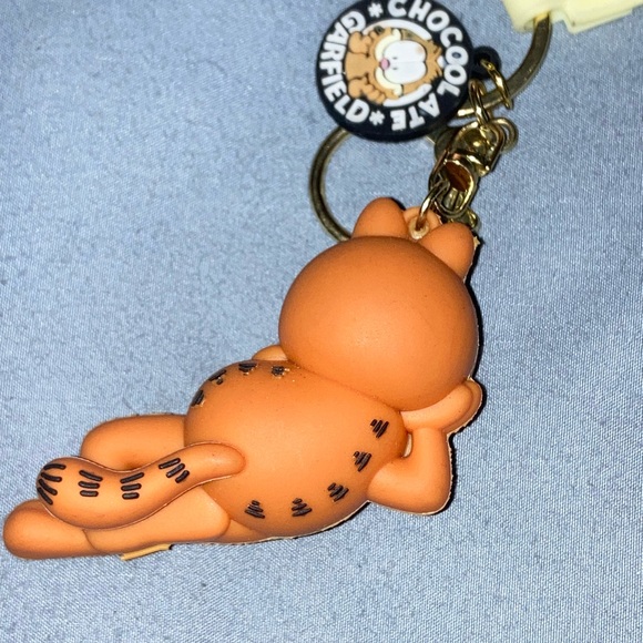 Garfield Keychain/Bag Charm with Strap - Picture 4 of 4